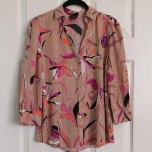 Worthington XS Blouse with Optional Bow Tie